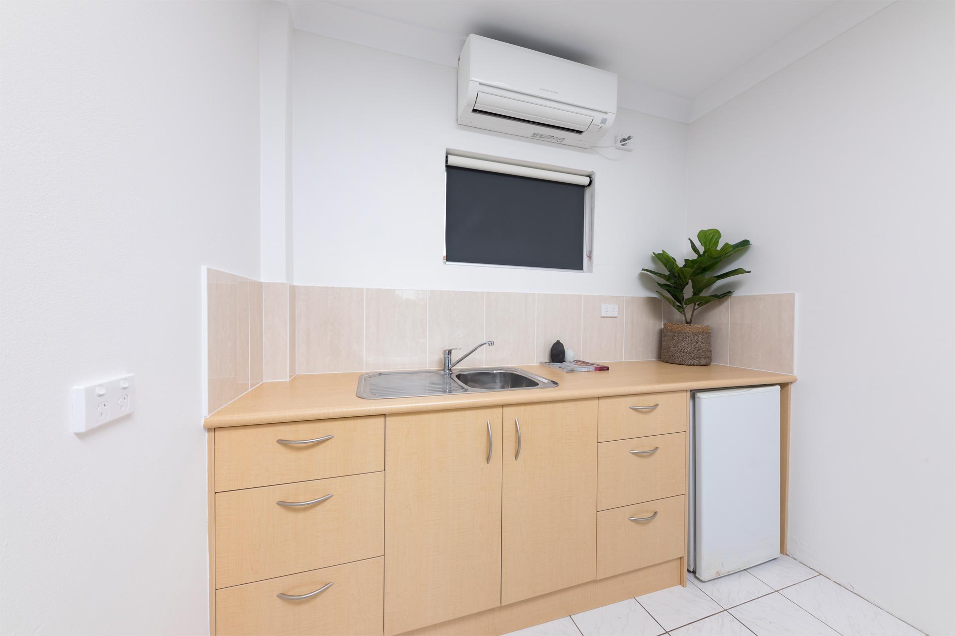 42. Hotel Forster Family Room Kitchen and Meals Area