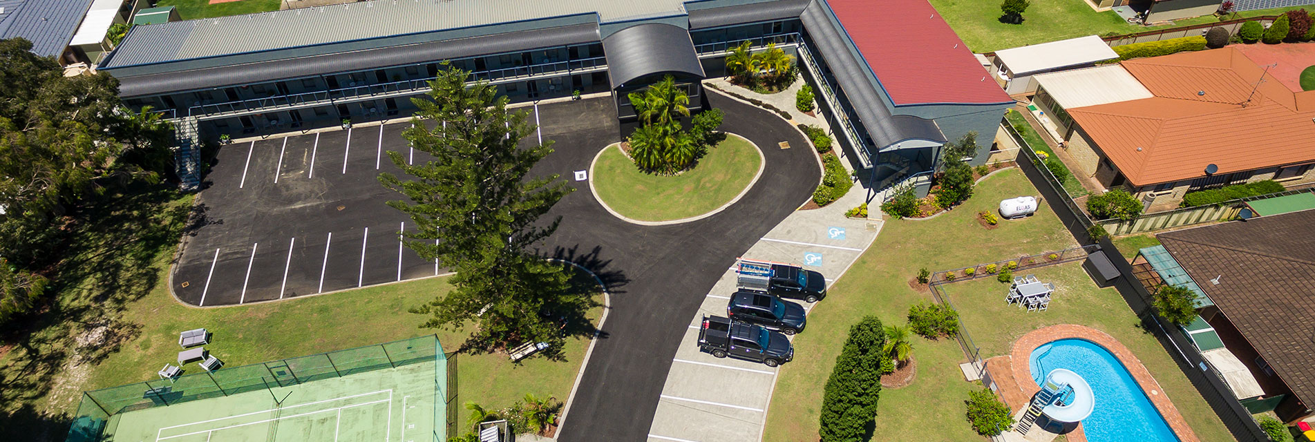 Hotel Forster aerial view